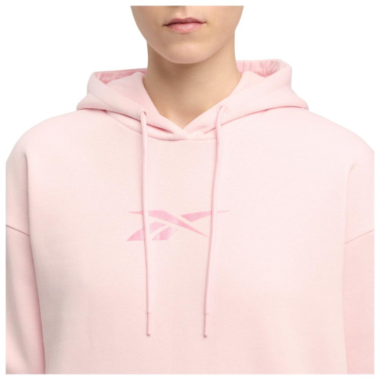 Reebok Γυναικείο φούτερ Satin Logo Fleece Hoodie